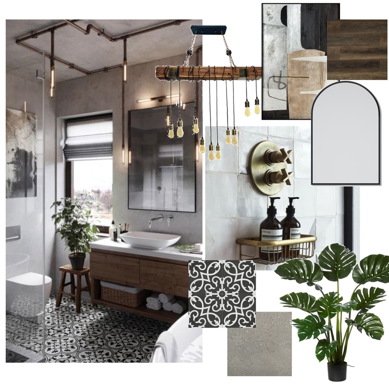 Industrial Bathroom Mood Board by almondstudio on Style Sourcebook