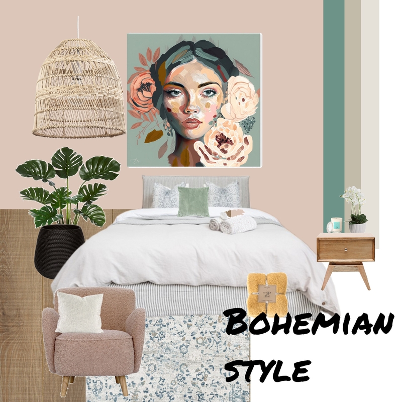 Module 3 Bohemian style look Mood Board by DamarisBrown14 on Style Sourcebook