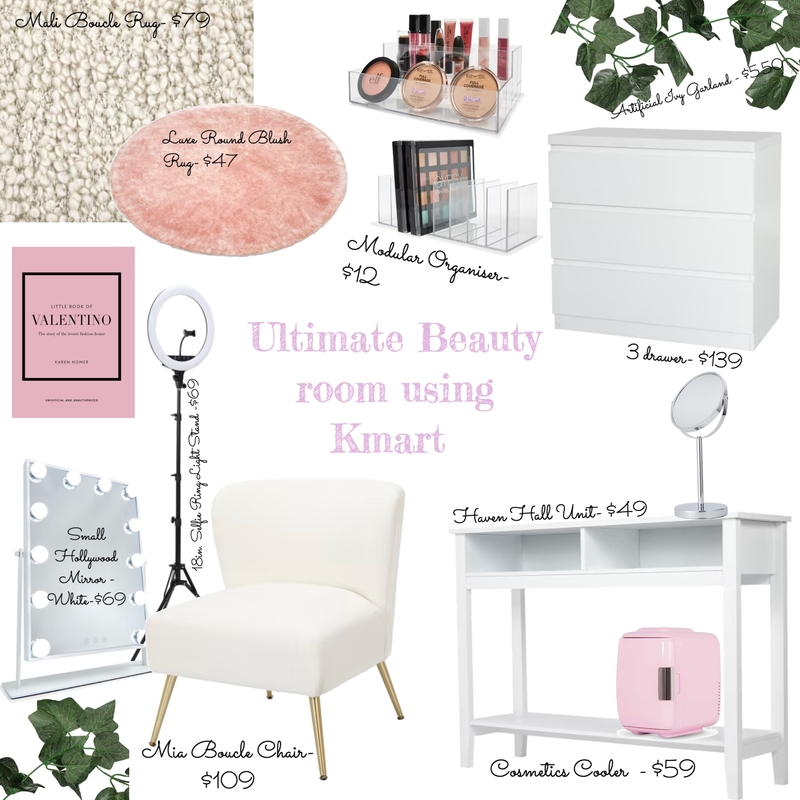 Makeup room Mood Board by aliciapapaz on Style Sourcebook