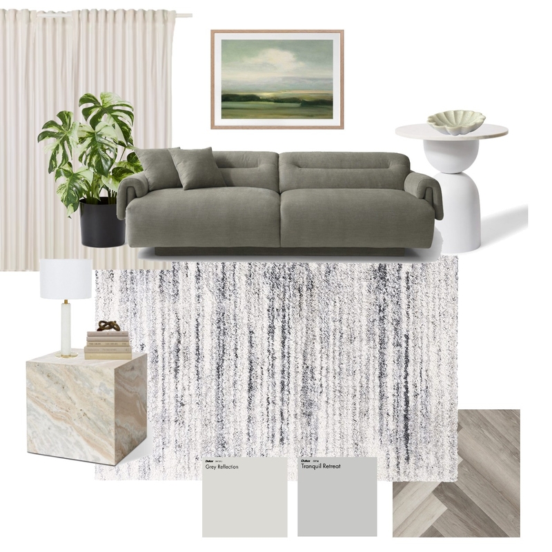 Moonlight Gleam Sky Mood Board by Unitex Rugs on Style Sourcebook