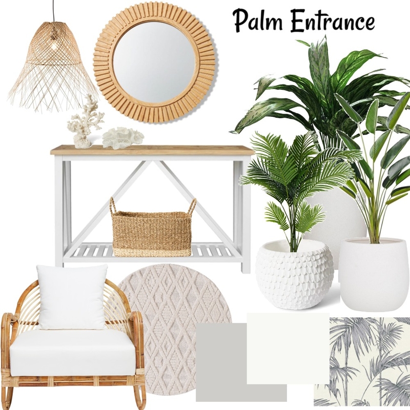 Palm Entrance Mood Board by Debz West Interiors on Style Sourcebook