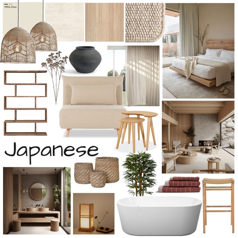 Japanese Mood Board by Nicole Williams on Style Sourcebook