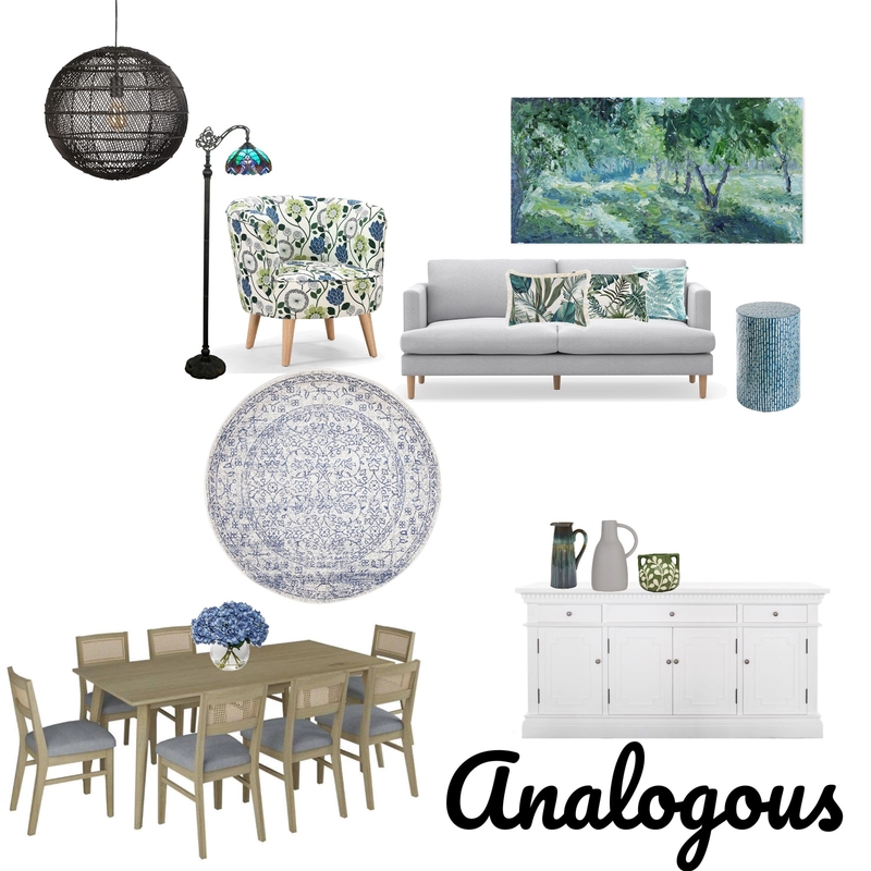 analogous Mood Board by lyn abbott on Style Sourcebook