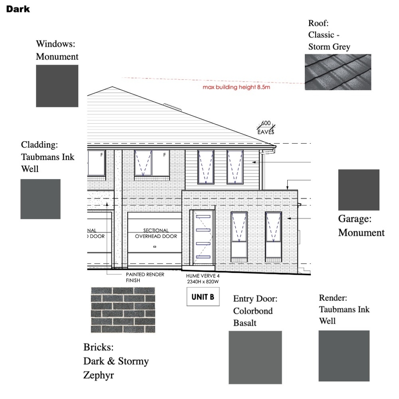 Unit B Dark Mood Board by AshmontHomes on Style Sourcebook