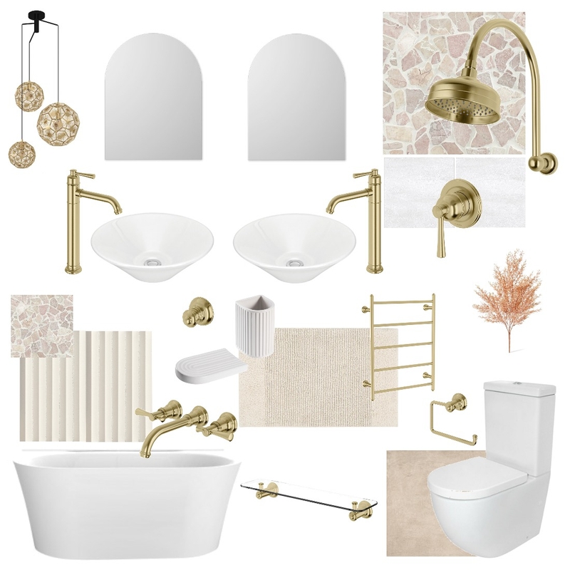 Brushed Gold Mood Board by pear.kongarsa@tradelink.com.au on Style Sourcebook