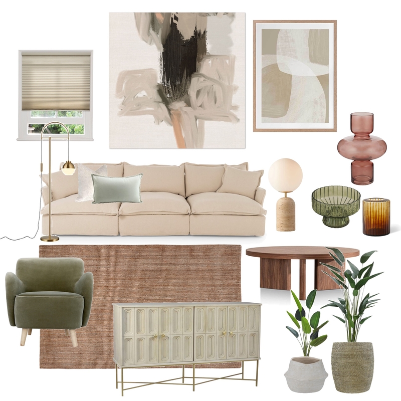 Living space Interior Design Mood Board by Teej_