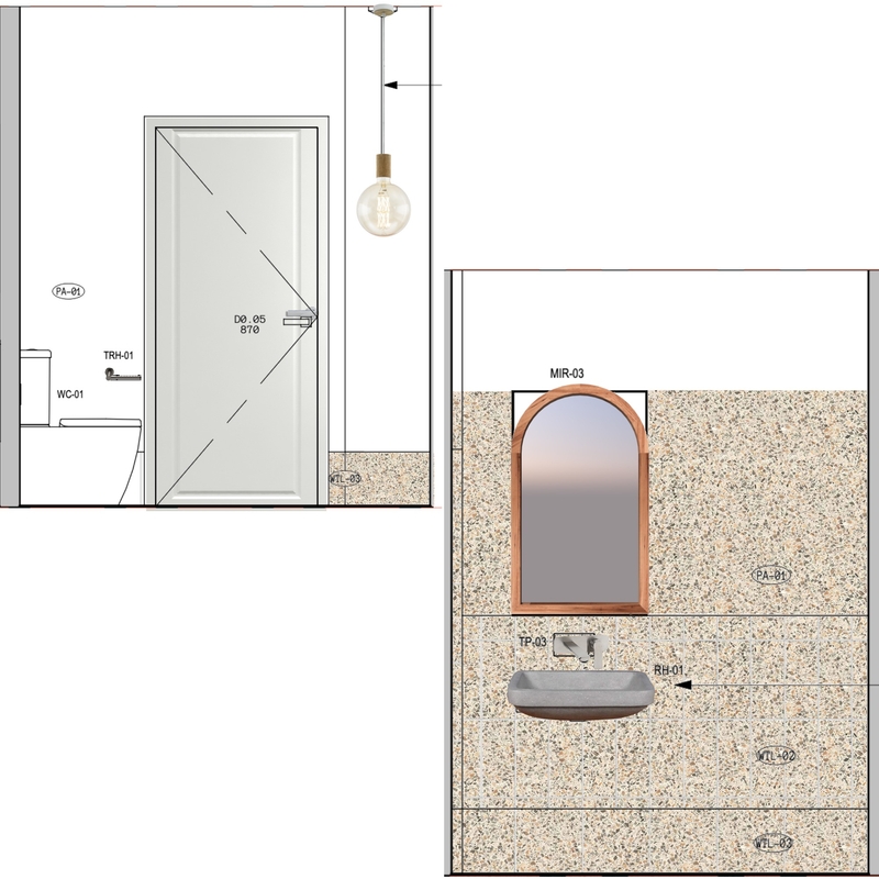 powder room tiles on plan Mood Board by lulujones on Style Sourcebook