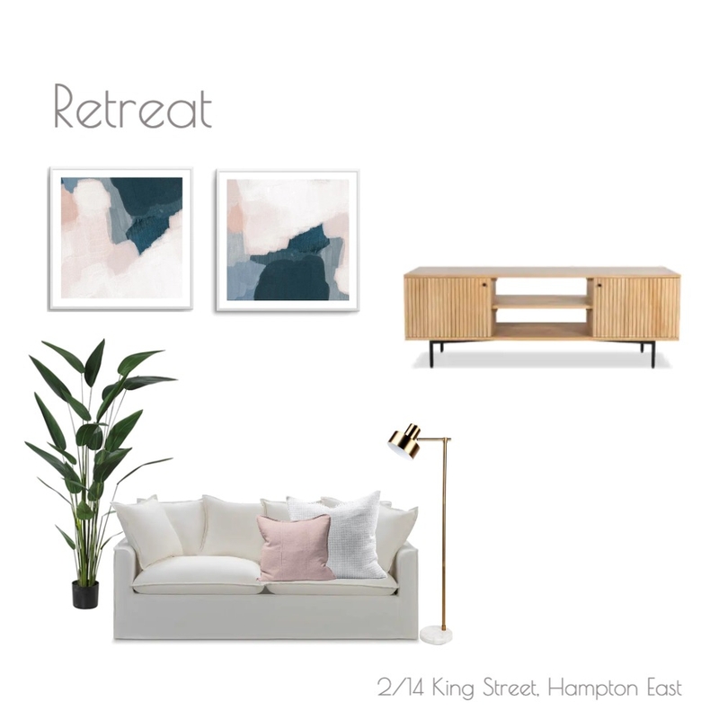 2/14 King Street Hampton East - Retreat Interior Design Mood Board by Styleahome