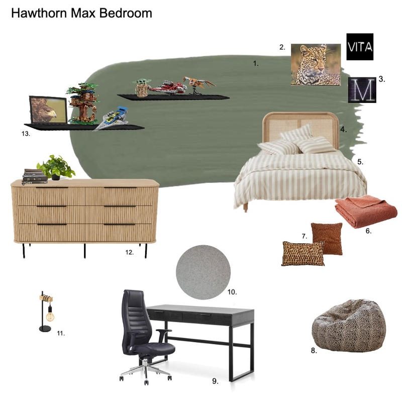 max bedroom Mood Board by Susan Conterno on Style Sourcebook