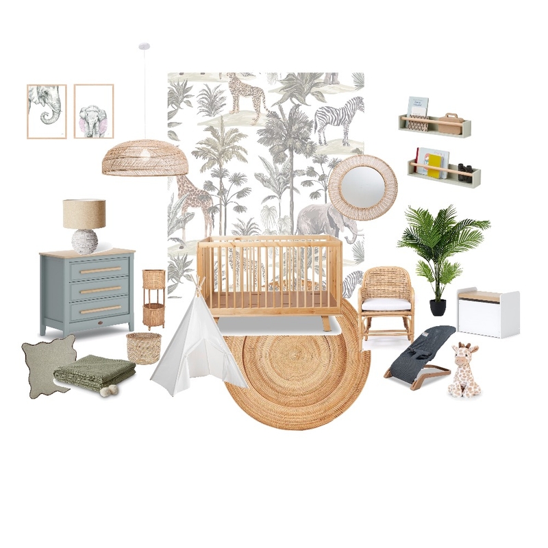 Safari Baby Mood Board by HEvans on Style Sourcebook