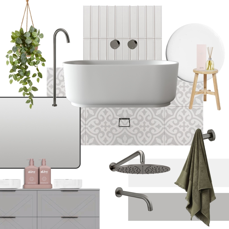 Mood Board Mondays - Bao Elegant Bath Mood Board by The Blue Space on Style Sourcebook