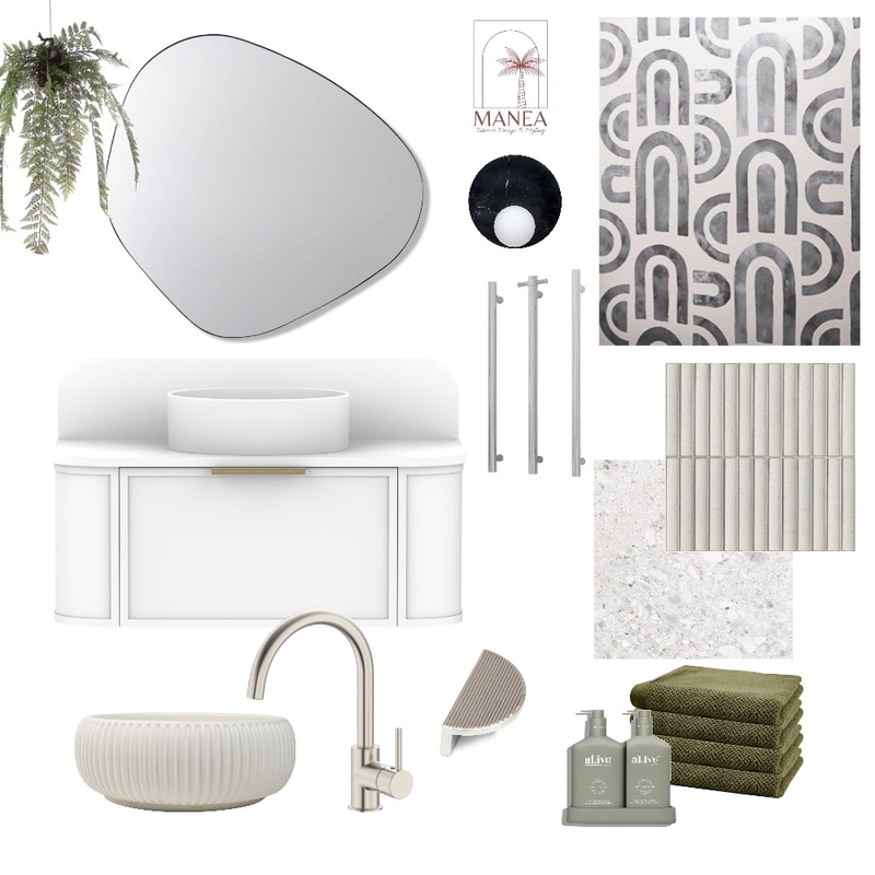 Modern Ensuite Mood Board by Manea Interior Design & Styling on Style Sourcebook