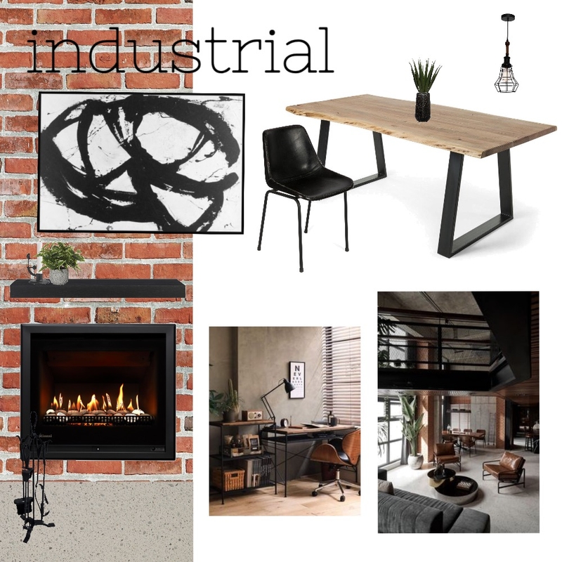 Industrial Mood Board by tylakippin on Style Sourcebook