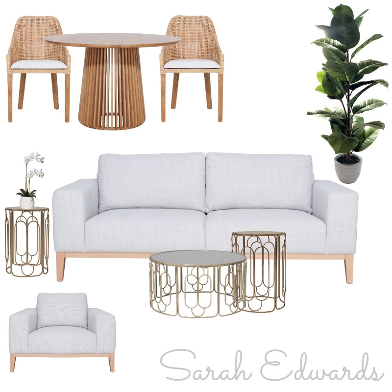 Sarah Living Dining Mood Board by Oz Design on Style Sourcebook