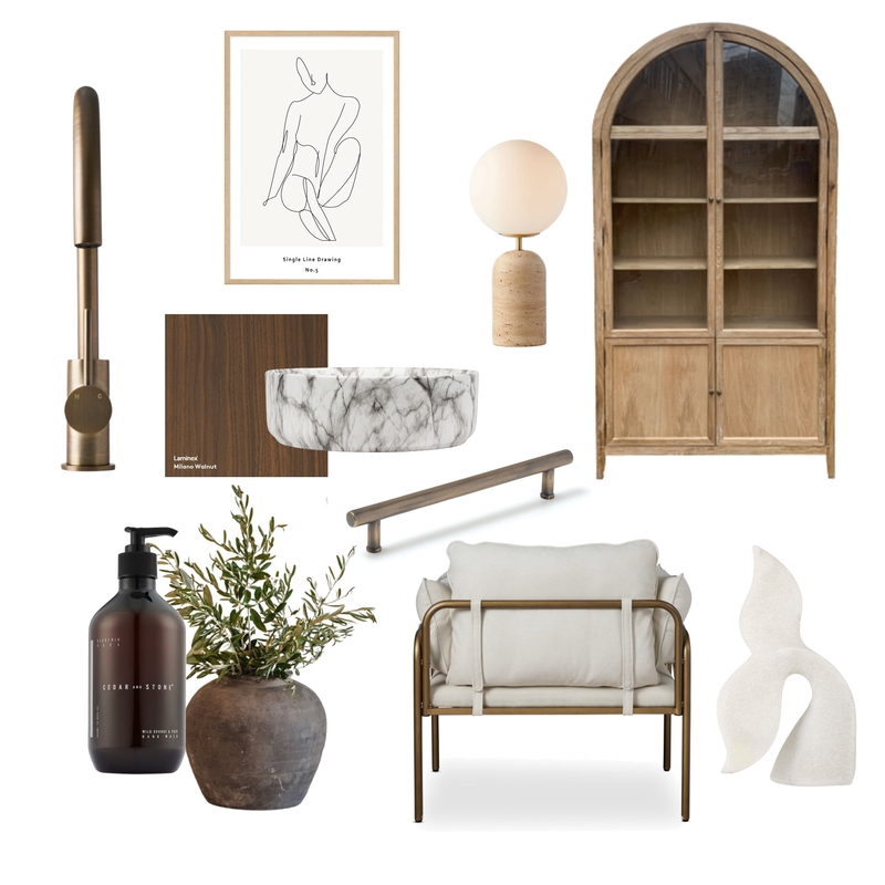 Selection Mood Board by Rhiannon Lee, Oleander & Finch Interiors on Style Sourcebook