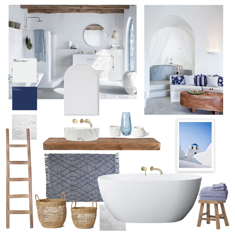 Mediterranean Bathroom Mood Board by Room with a View on Style Sourcebook
