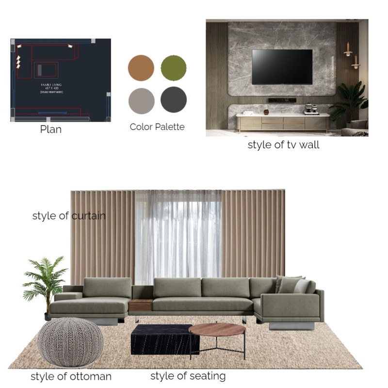 family living Mood Board by haze creation on Style Sourcebook