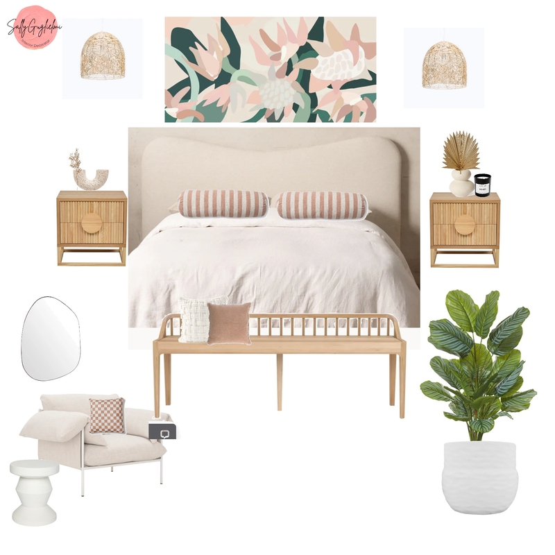 Beach house Bedroom3 Mood Board by Sally Louise Interiors on Style Sourcebook