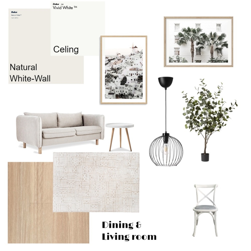 Dining & Living Room Mood Board by LEAFY INTERIORS on Style Sourcebook