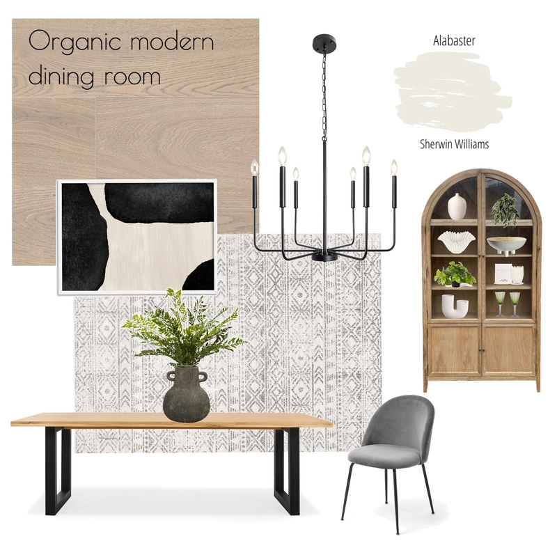 Organic modern dining room Mood Board by Madeline Campbell on Style Sourcebook