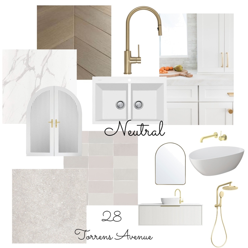 Torrens Ave Neutral Mood Board by Hampton Homes Adelaide on Style Sourcebook