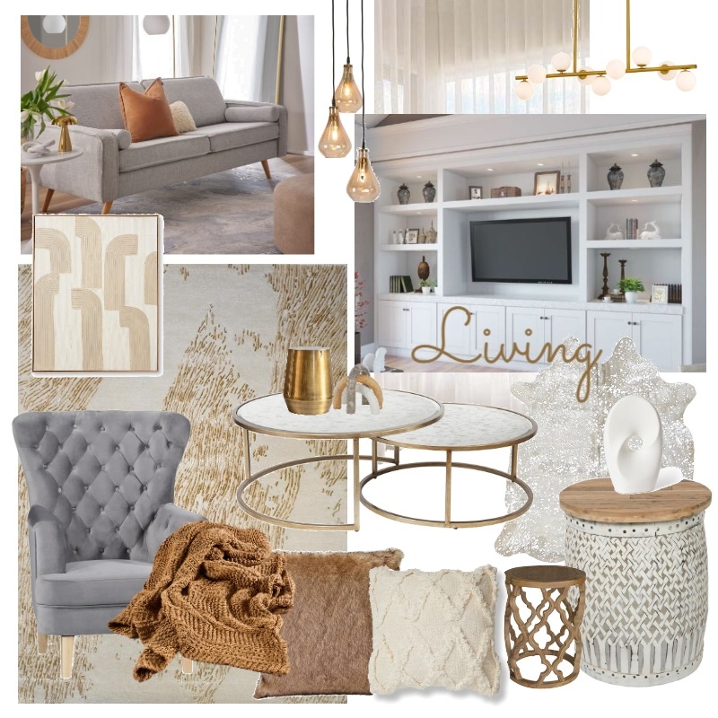 Living Room Mood Board Mood Board by Adaiah Molina on Style Sourcebook