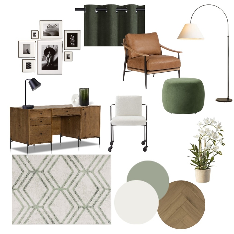 Module 9 - Home Office Mood Board by allie.jardim@gmail.com on Style Sourcebook