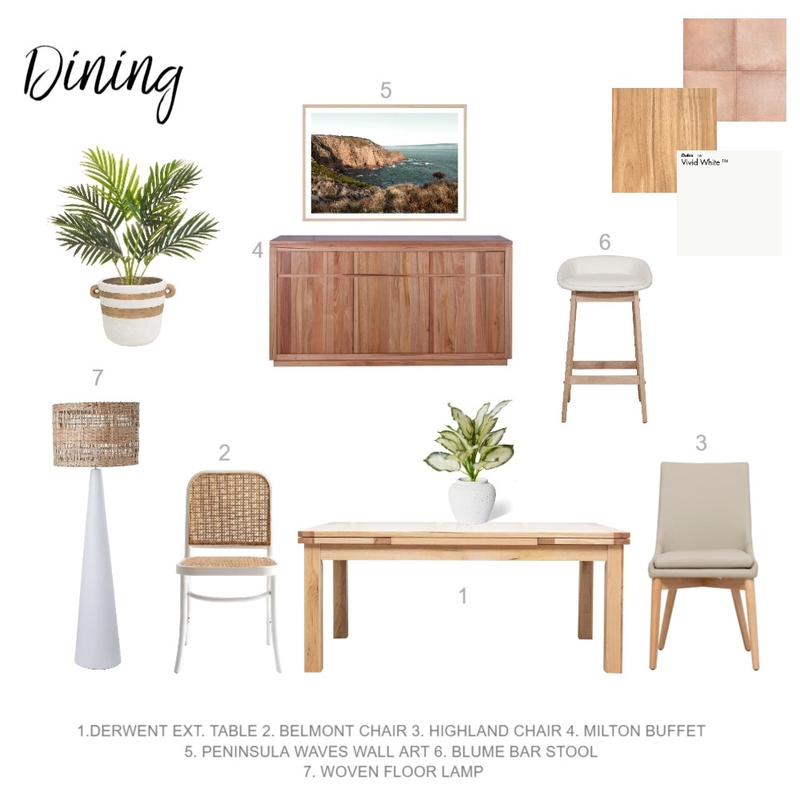 Dining - Vicki Lont by Isa Mood Board by Oz Design Furniture on Style Sourcebook