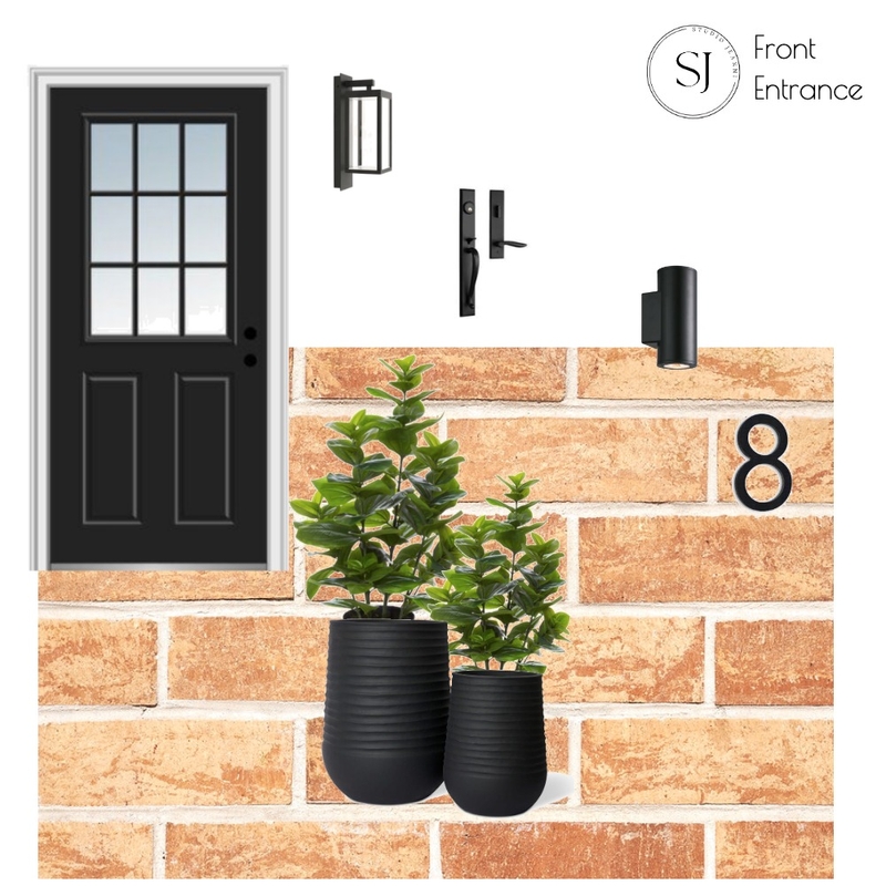 Front Entrance Mood Board by Studio mooj on Style Sourcebook