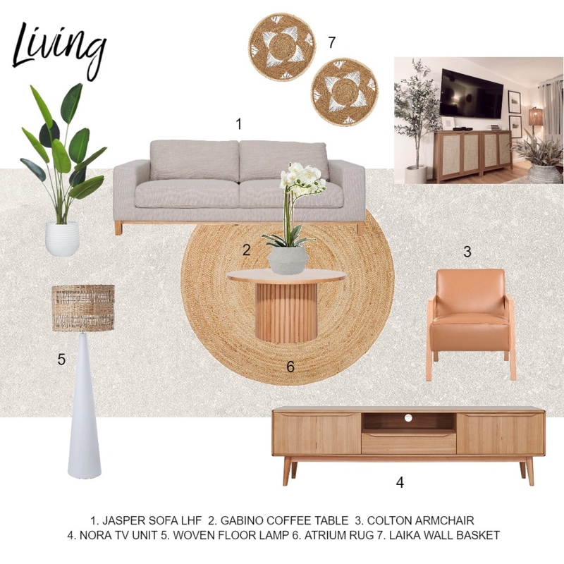 Living 2 - Ann Alexander by Isa Mood Board by Oz Design Furniture on Style Sourcebook