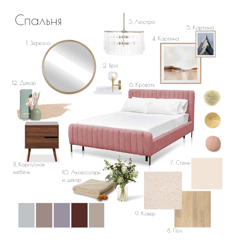 спальня 1 Mood Board by Isintera on Style Sourcebook