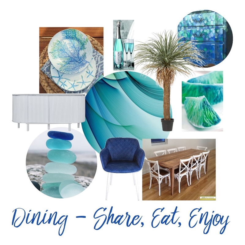 Coastal Dining Mood Board by Jo Steel on Style Sourcebook