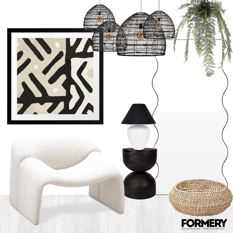 Eclectic Living Room Mood Board by Formery | Architect & Interior Designer Melbourne on Style Sourcebook