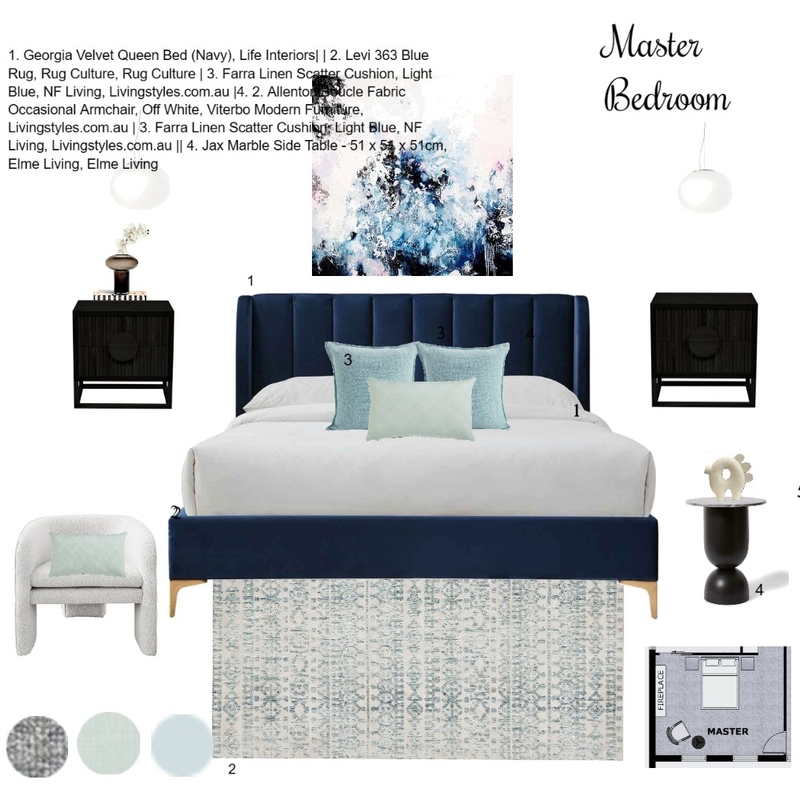 Bedroom v9 Mood Board by Efi Papasavva on Style Sourcebook