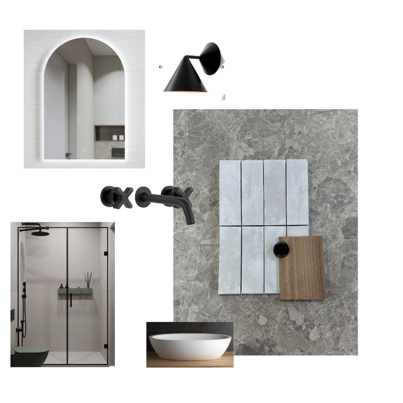 ensuite Mood Board by Ashleigh Charlotte on Style Sourcebook