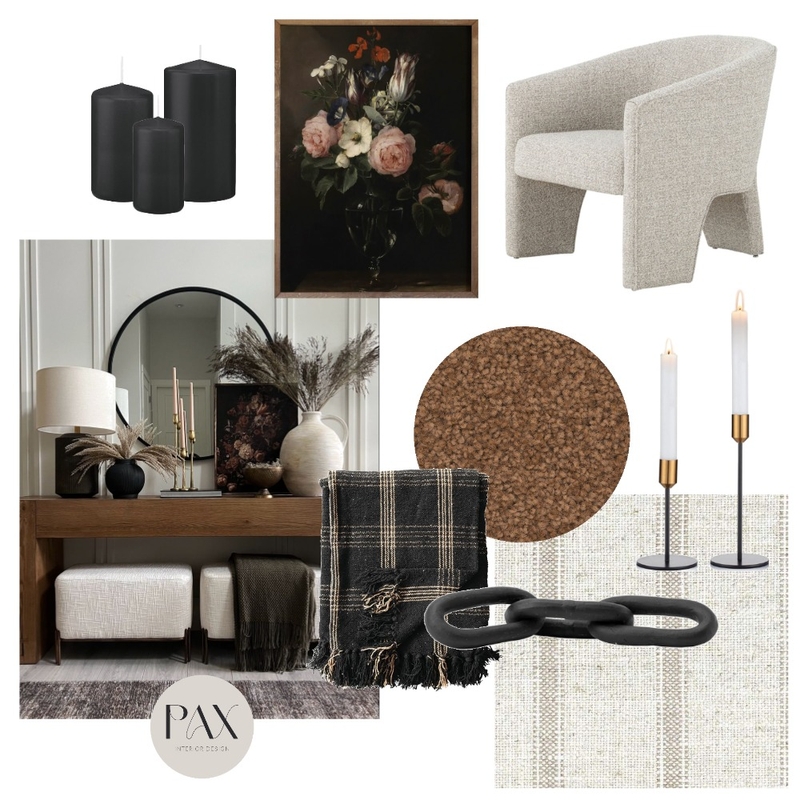 Moody entryway Mood Board by PAX Interior Design on Style Sourcebook