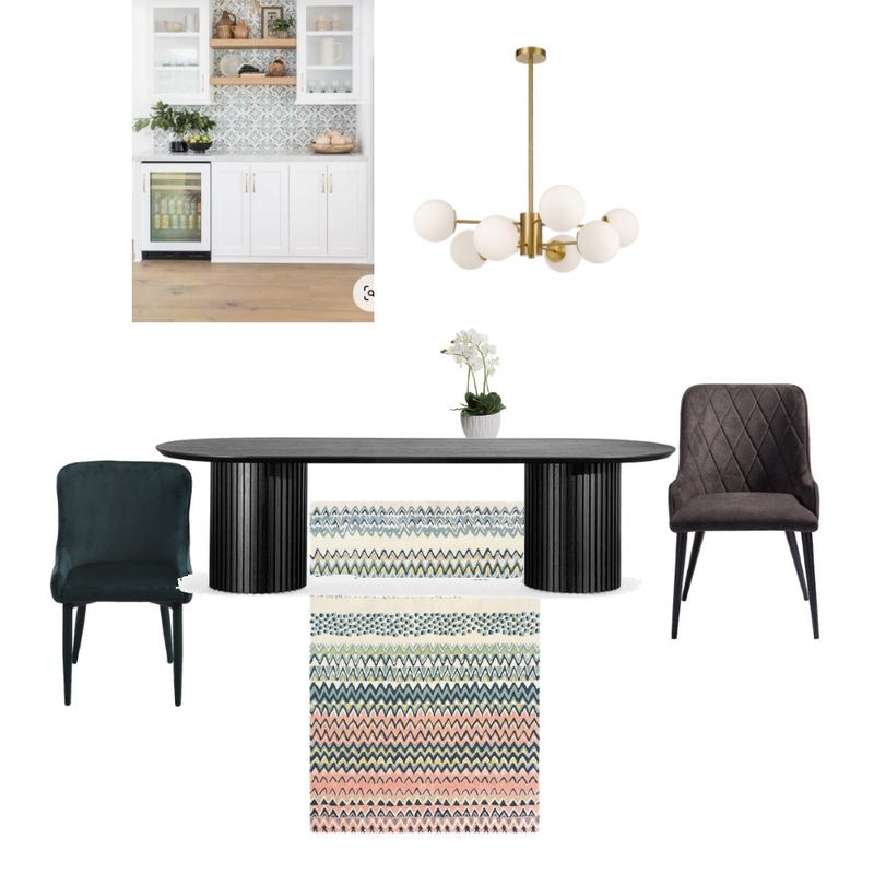 Dining Interior Design Mood Board by raje