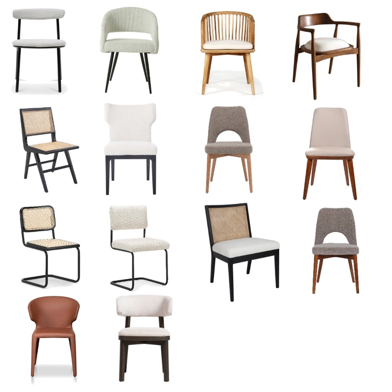 Modern Organic Dining Chairs Mood Board by andypas on Style Sourcebook
