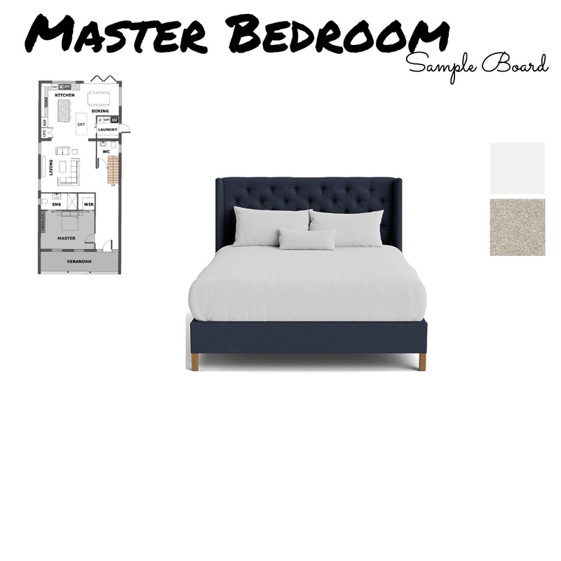 Master Bedroom Sample Board Mood Board by Louise Kempson on Style Sourcebook