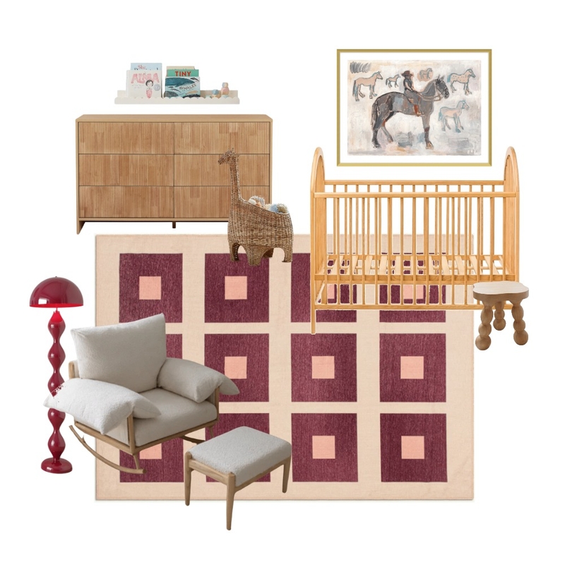 Nursery Room Mood Board by Jessica Waterson on Style Sourcebook