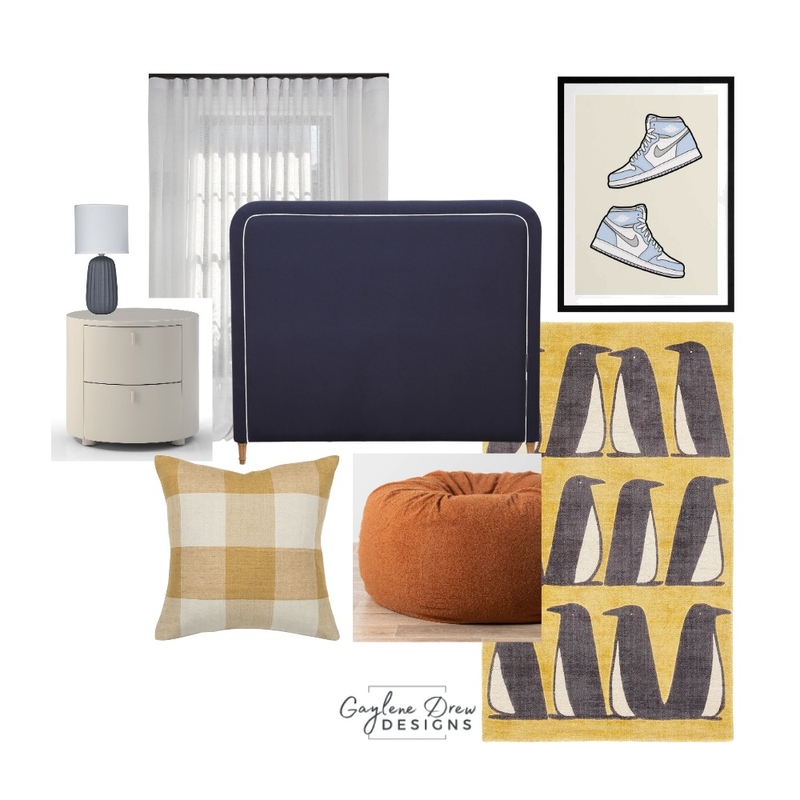 Chillin' kids bedroom Mood Board by Gaylene Drew Designs on Style Sourcebook