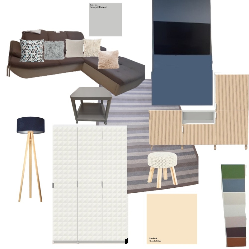 moodboard vegyes szekrénnyel asztallal Interior Design Mood Board by doracs