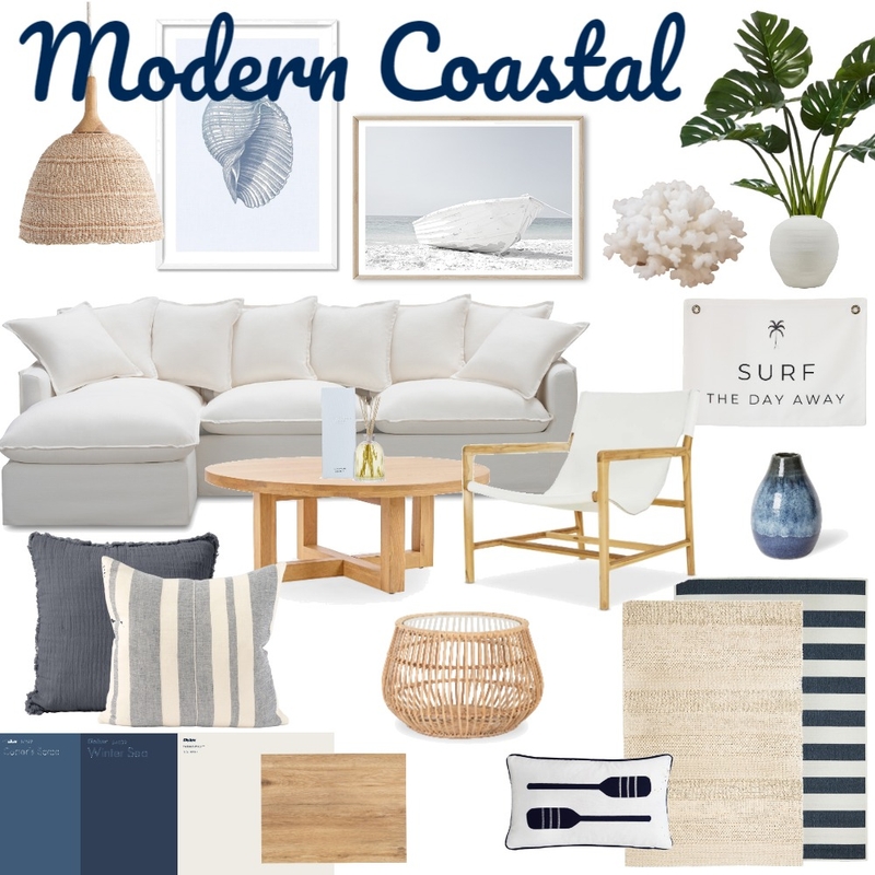 Coastal Mood Board by deniserockstroh on Style Sourcebook