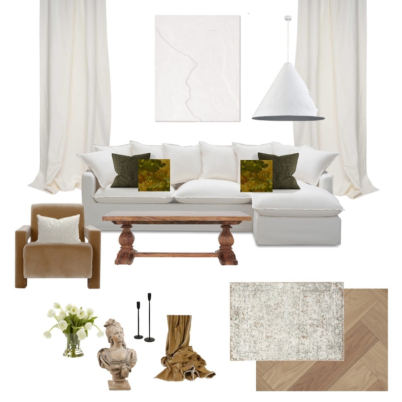 Module 9 Living Room Mood Board by MaddiVarley on Style Sourcebook