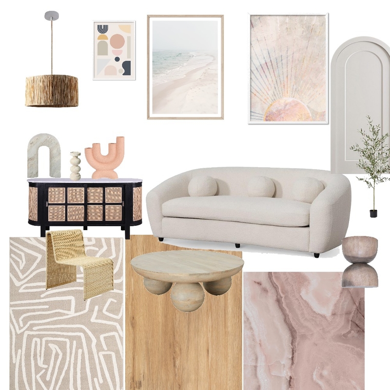 розовая гостинная Mood Board by fantik on Style Sourcebook
