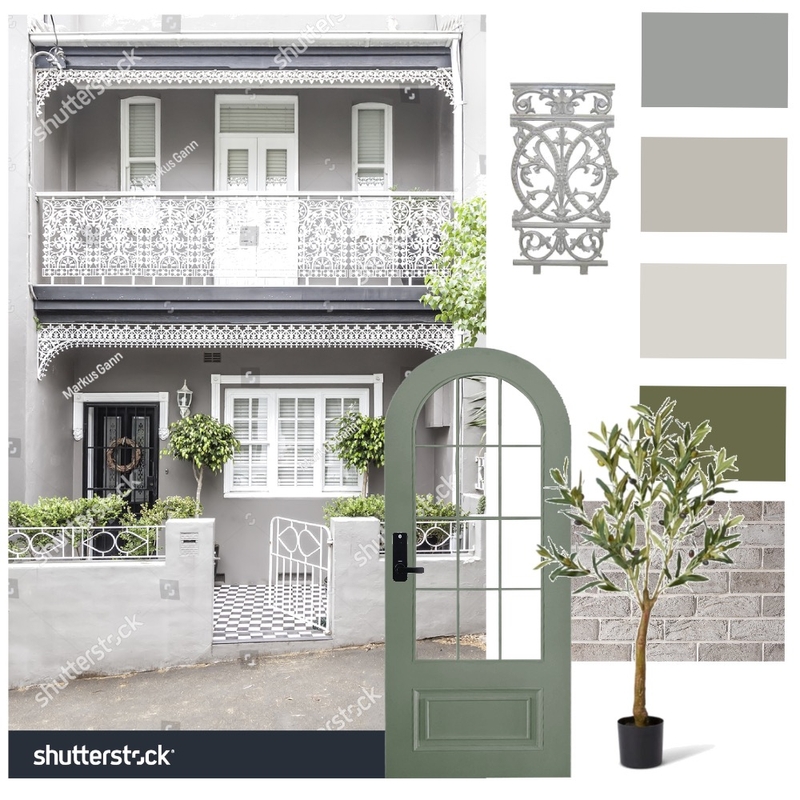 Victorian Terraced building Exterior Mood Board by Christine Interior Designer on Style Sourcebook