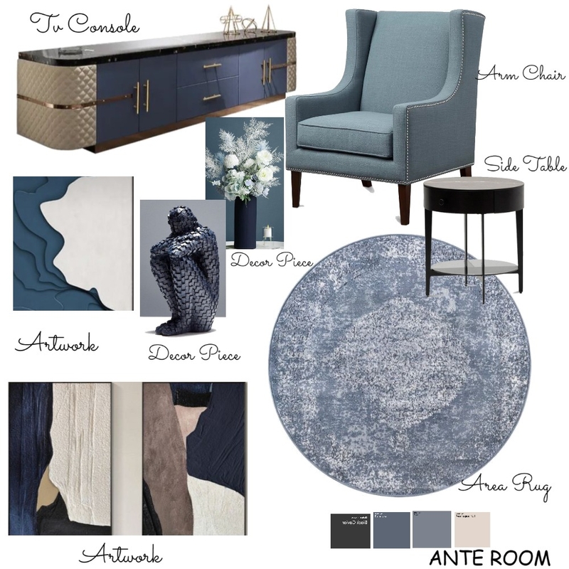 ANTE ROOM Mood Board by Oeuvre Designs 2 on Style Sourcebook