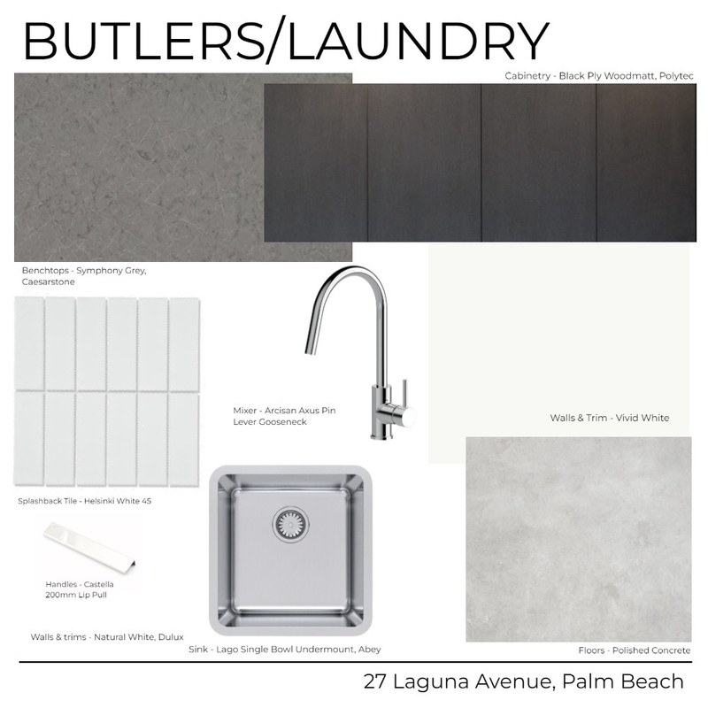 27 Laguna Avenue - Butlers/Laundry (Dark) Mood Board by Kathle         Study     en Holland on Style Sourcebook