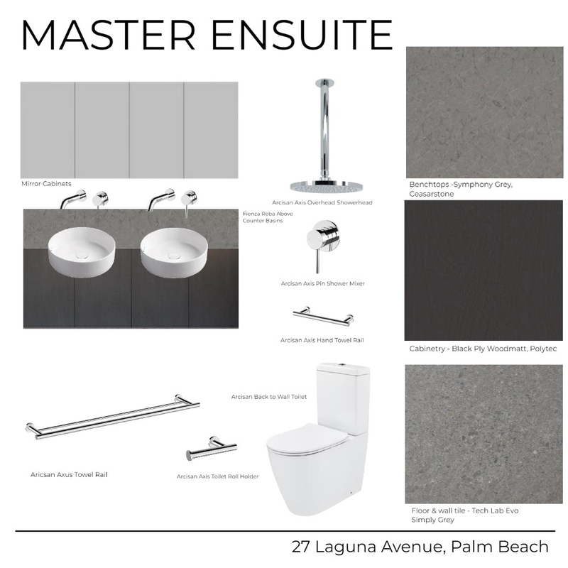 27 Laguna Avenue - Ensuite Master (Dark) Mood Board by Kathle         Study     en Holland on Style Sourcebook