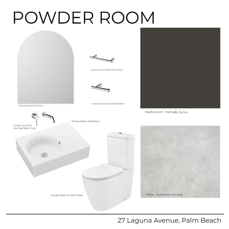 27 Laguna Avenue - Guest Powder (Dark) Mood Board by Kathle         Study     en Holland on Style Sourcebook